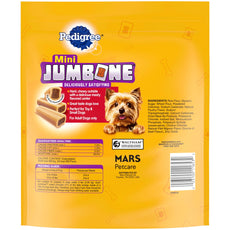 Mini Jumbone Beef Flavor, Small Dog Treats, 21 Oz. Bag